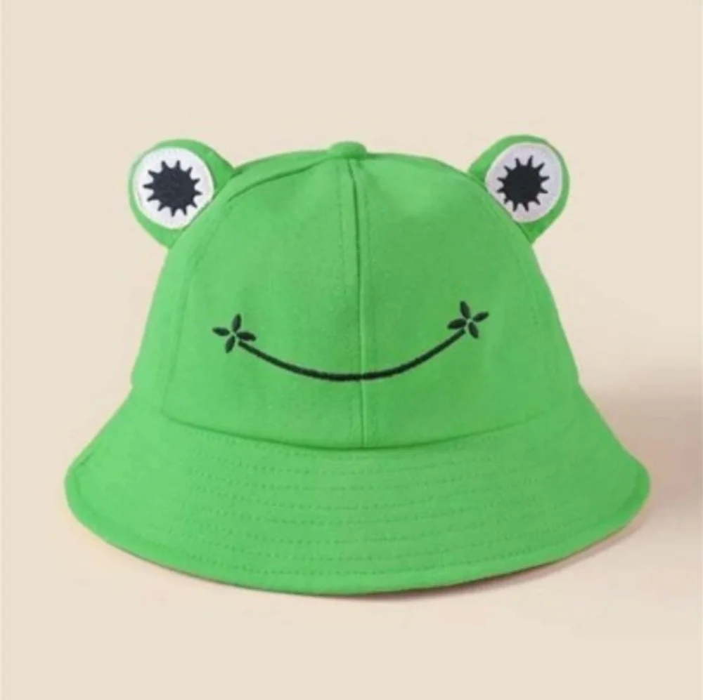 BOGO FREE SAOROPEB Frog Hat For Adult Teens, Cute Frog- Cotton Bucket Hat NEW - Picture 5 of 5